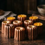 Bakır Canele Kalıbı 6'lı Set